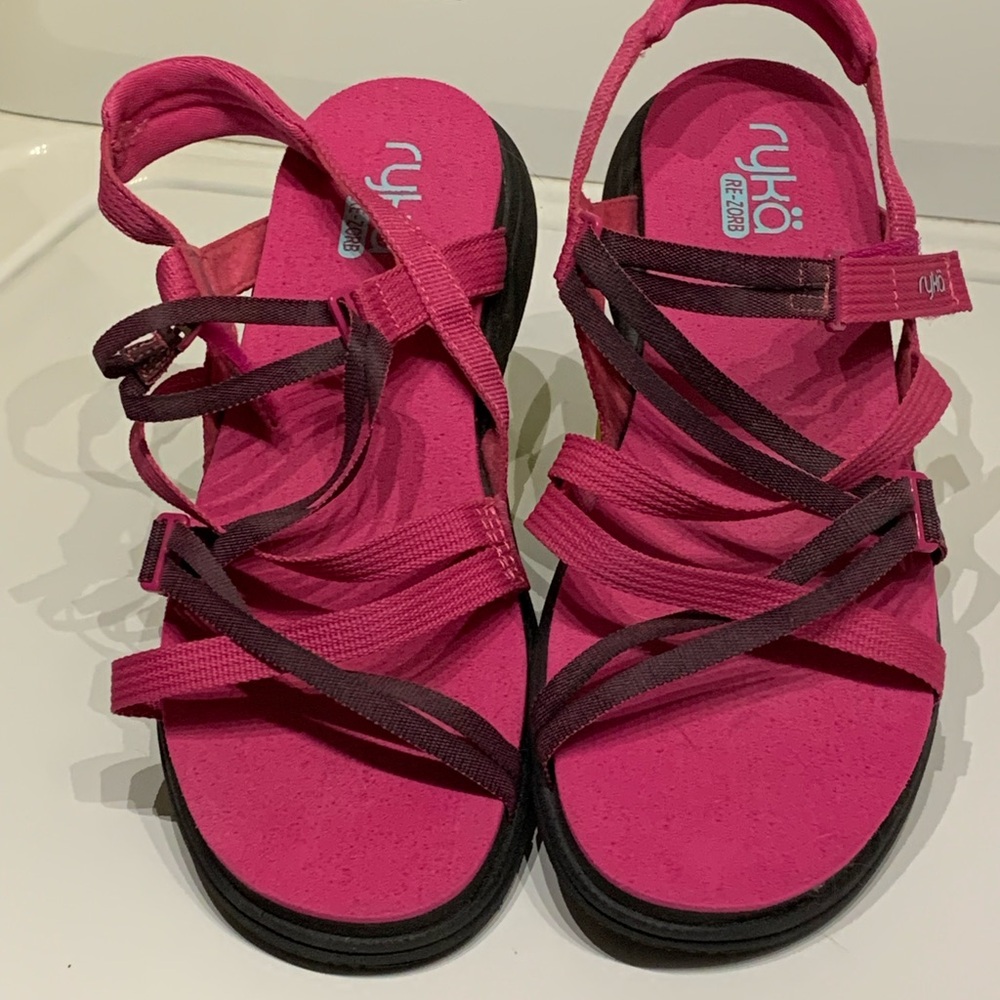 Ryka Women's Fuchsia Strappy Sandals